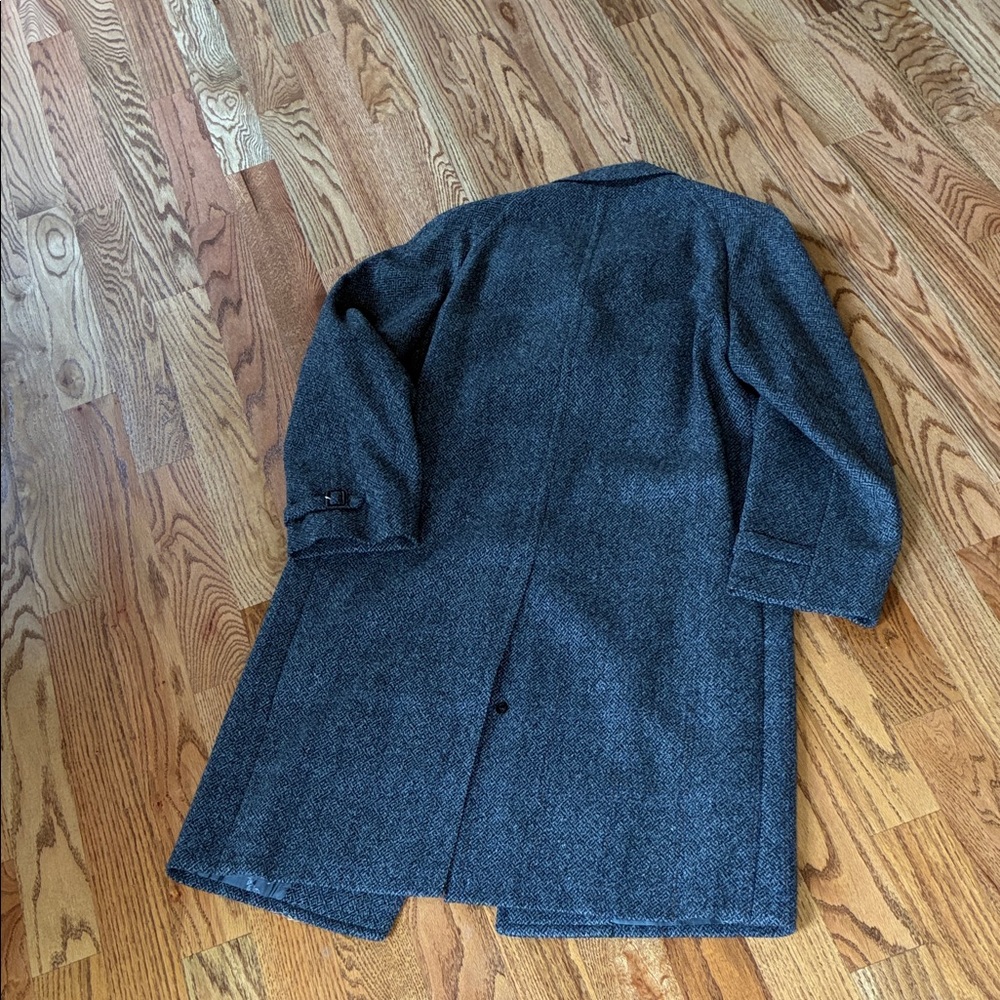 Hickey Freeman Charcoal Trench Coat - Picture 8 of 10